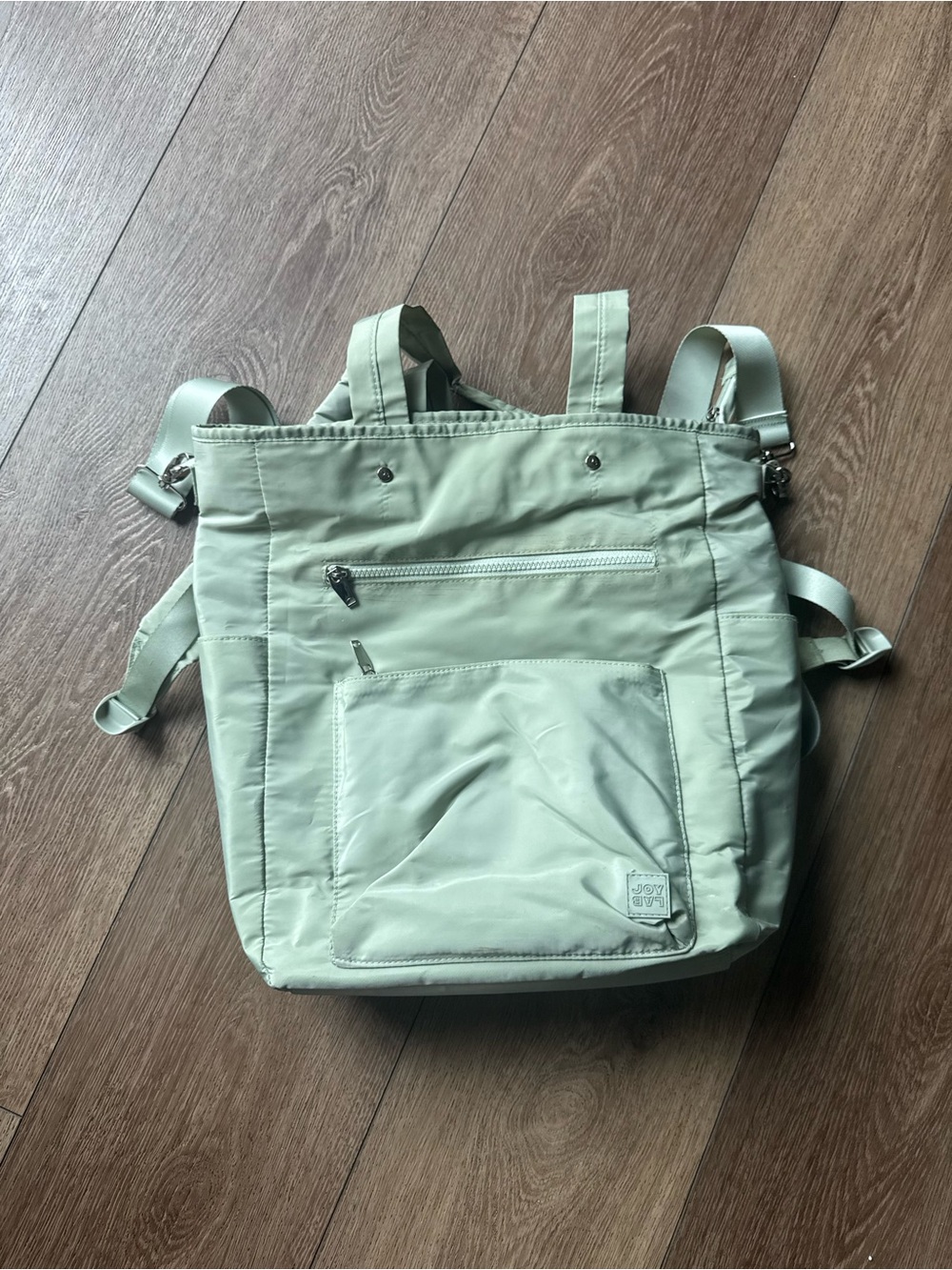 Joylab Sage Green Convertible Backpack Tote